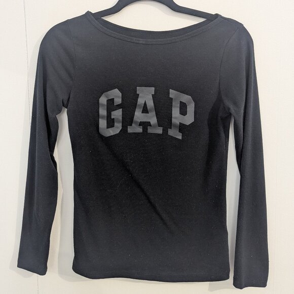 Small GAP logo long sleeve black - Picture 1 of 1